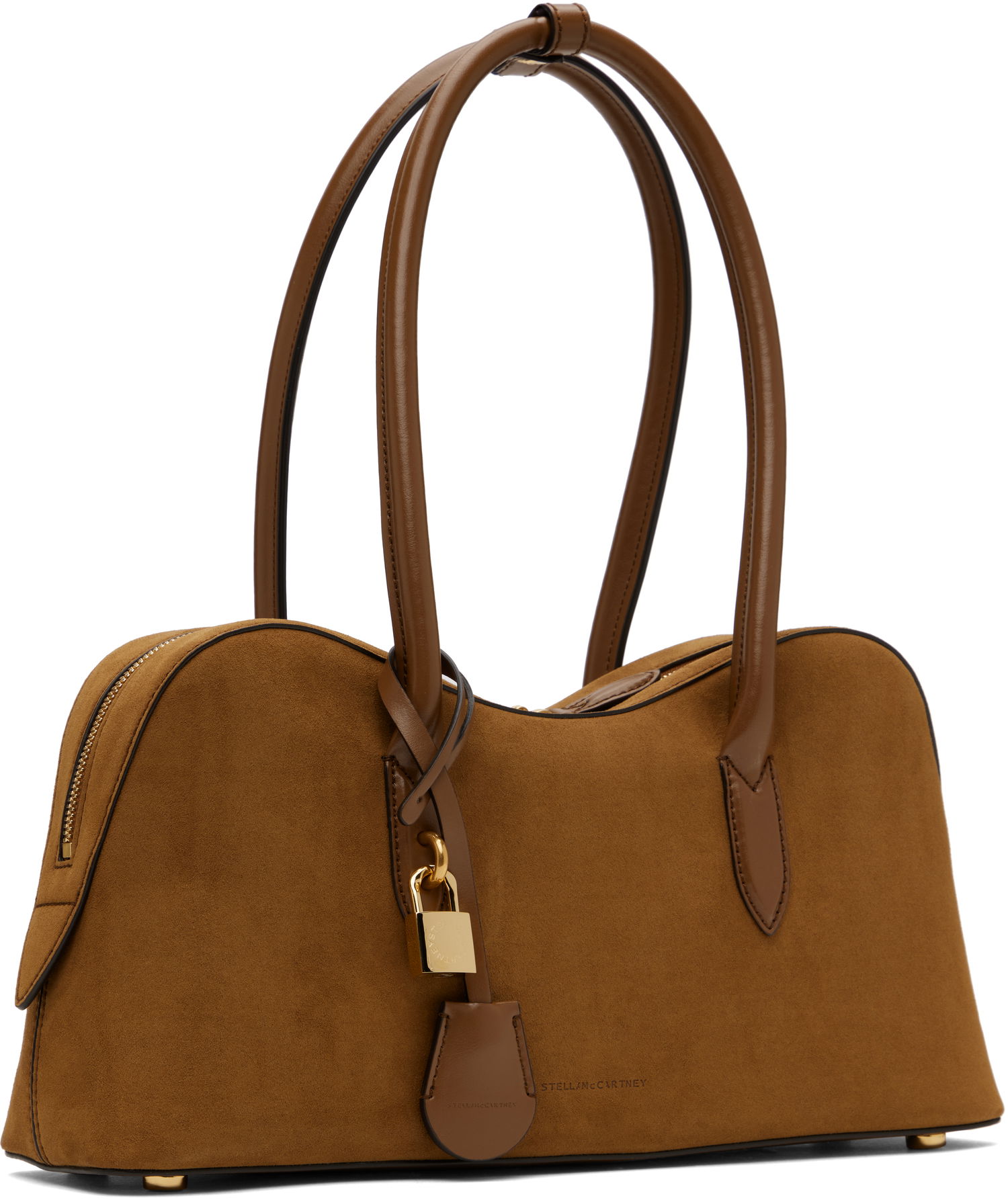 Käsilaukku Stella McCartney Stella McCartney Ryder Suede Shoulder Bag Ruskea | 7B0138WP0554, 1