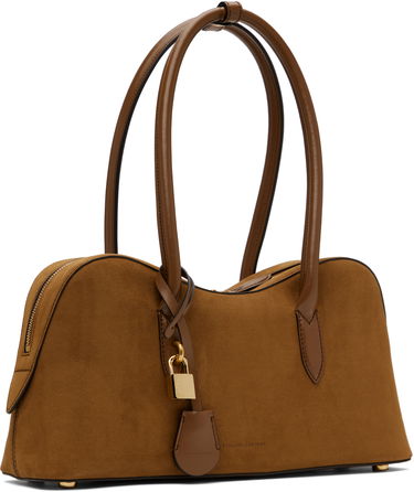 Käsilaukku Stella McCartney Stella McCartney Ryder Suede Shoulder Bag Ruskea | 7B0138WP0554, 1