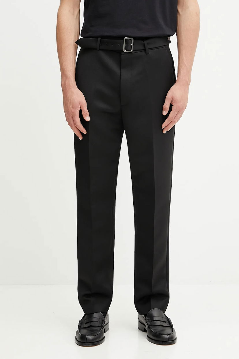 Housut Maison Margiela MM6 Maison Margiela Wool Trousers Musta | SH2KA0042.M35612.900