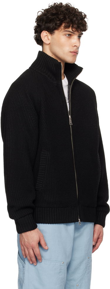 Villapaita Carhartt WIP Black Banley Knit Jacket Musta | I033902, 1