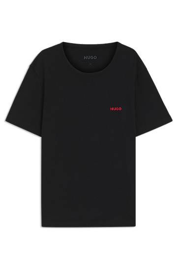 T-paita BOSS Three-Pack of Cotton T-Shirts with Logo Musta | 50493972