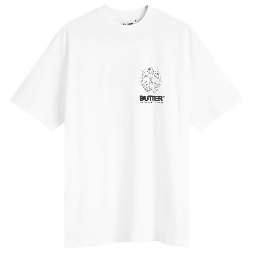 T-paita Butter Goods Fossil Graphic Tee, Size Large Valkoinen | BG252113-WHT