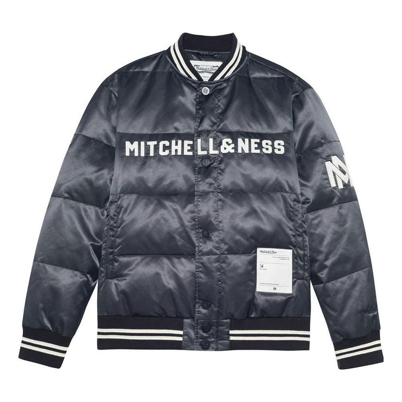 Bomber-takki Mitchell & Ness Mitchell & Ness Men's Down Bomber Jacket Sininen | MNSYAWTODJ025-BLK