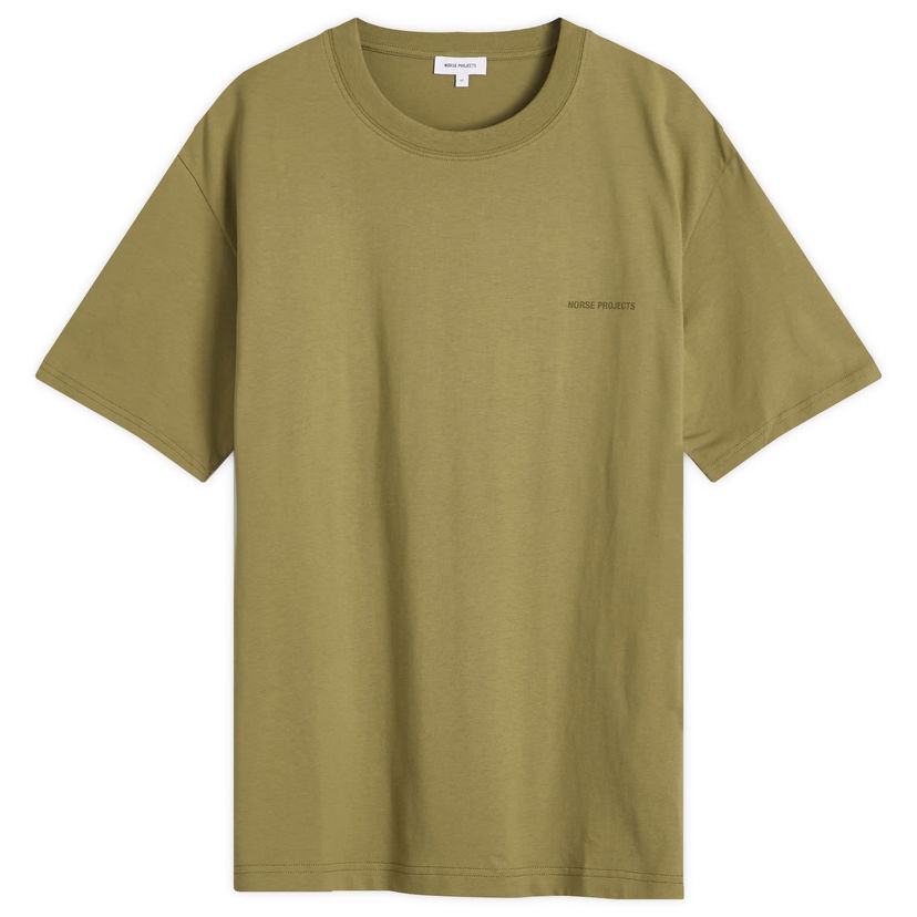 T-paita NORSE PROJECTS Norse Projects Johannes Logo T-Shirt, Size Large Vihreä | N01-0684-8037