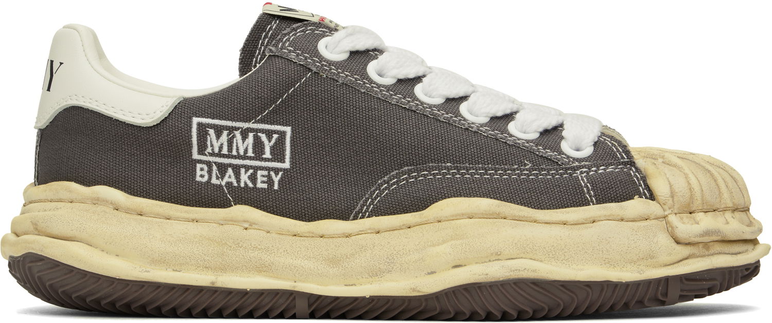 Tennarit ja kengät Maison MIHARA YASUHIRO Blakey OG Dyed Sole Canvas Low-Top Harmaa | A13FW728, 0