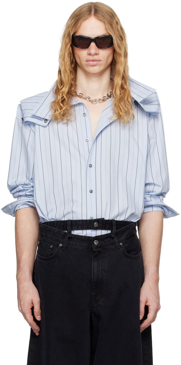 Paita Y/PROJECT Chain Shirt Sininen | 101SI001