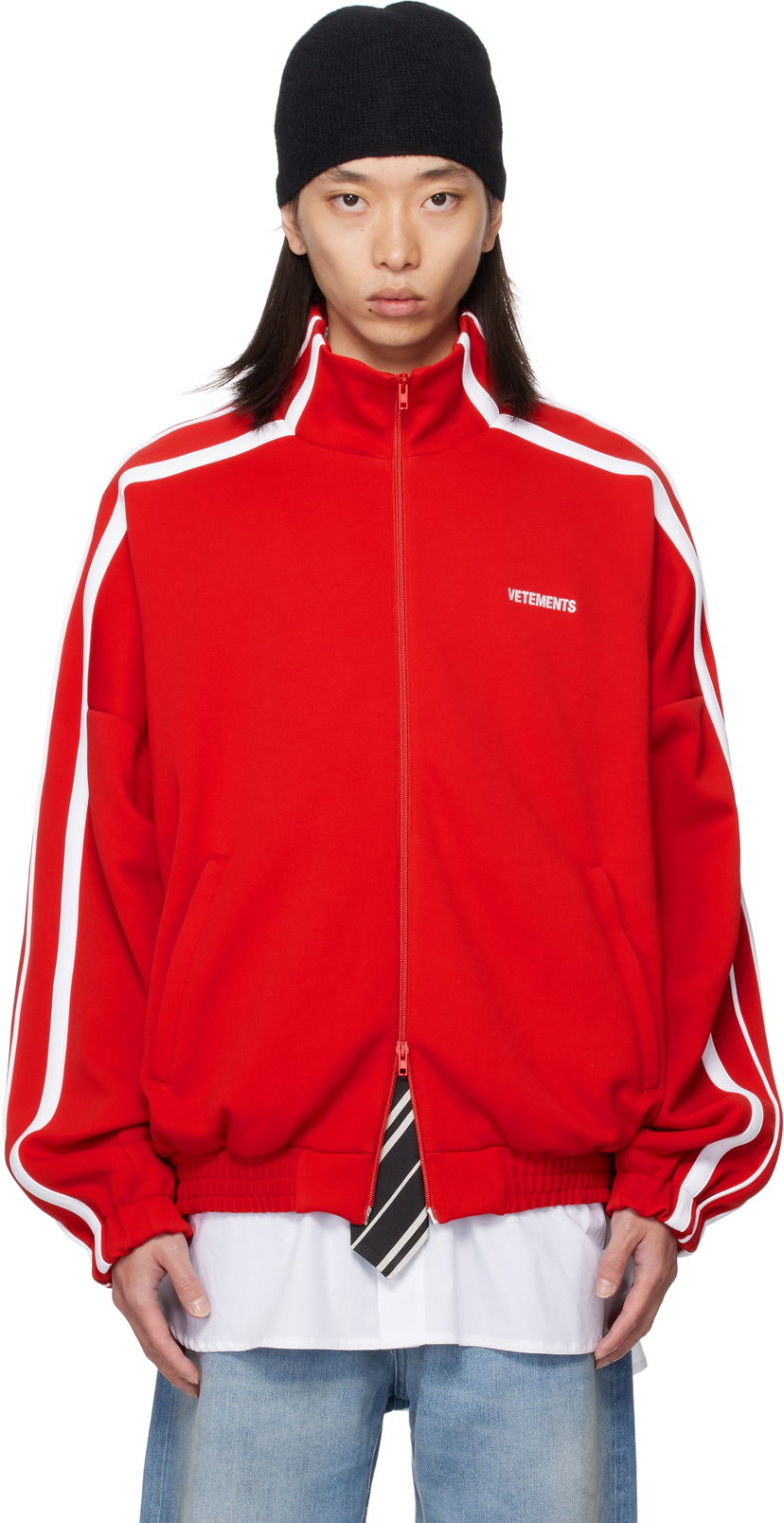Takki VETEMENTS Vetements Gym Track Jacket Punainen | UH76GJ300R