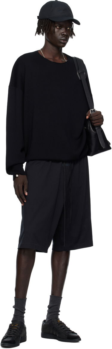 Villapaita Fear of God Fear of God ESSENTIALS Long Sleeve Crewneck Sweater Musta | 192SP256490F, 3