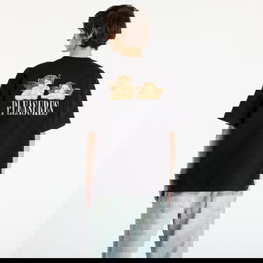 T-paita Pleasures Dynamic Short Sleeve Crewneck T-Shirt with Cherub Graphic Musta | P25F046-BLACK, 2