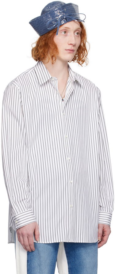 Paita Jean Paul Gaultier Jean Paul Gaultier Striped Shirt Valkoinen | 24/25-U-CH046I-C044-0100, 1