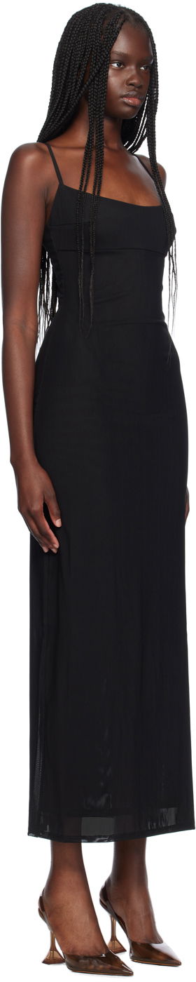 Mekko Miaou Miaou Thais Maxi Dress Musta | 5019PM3BLK, 4