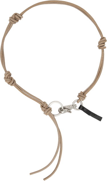 Avaimenperät OUR LEGACY Our Legacy Udon Ladon Suede Necklace Beige | A4248ULN, 3