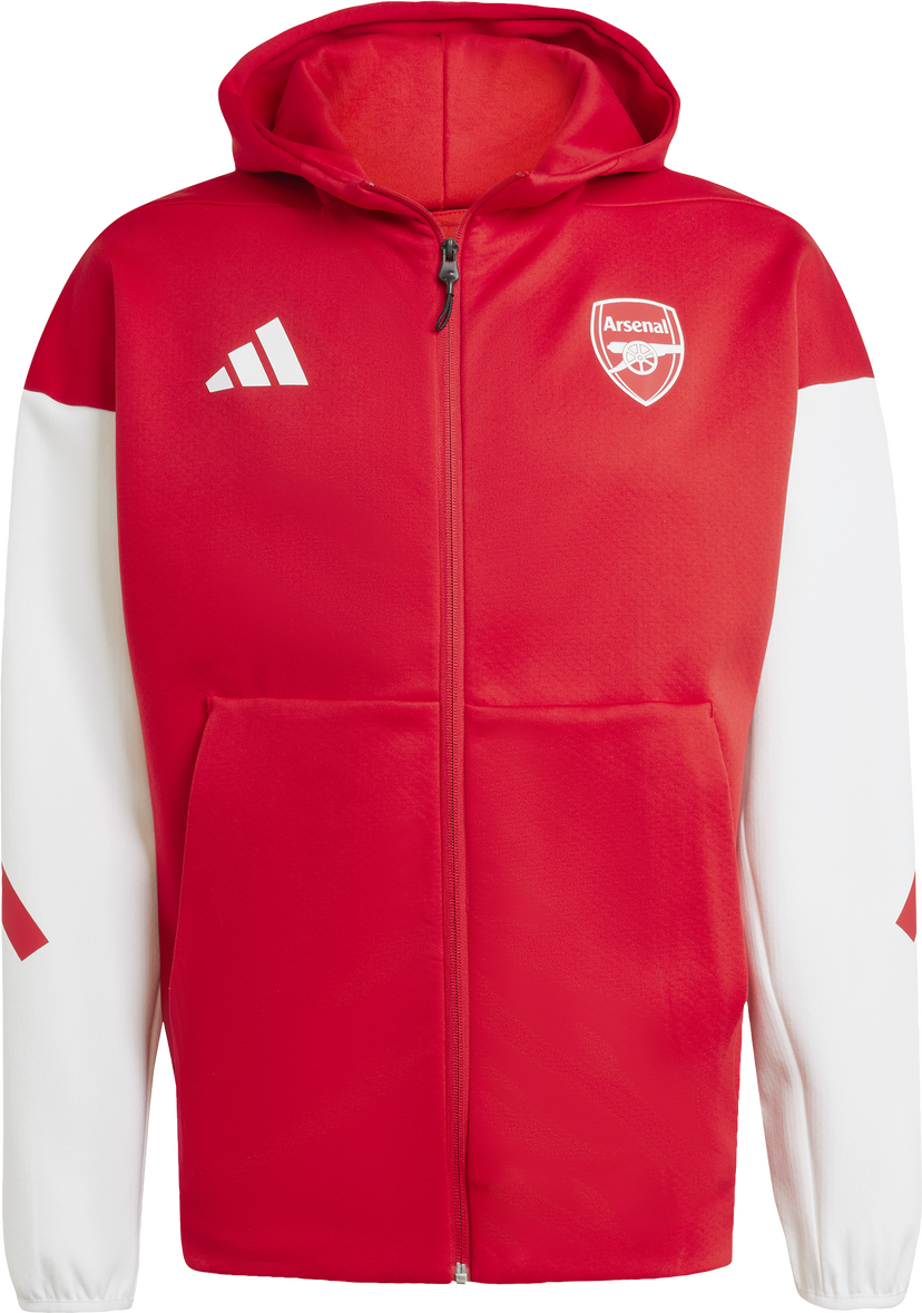 Huppari adidas Originals Arsenal FC Z.N.E. Anthem Full-Zip Hoodie Punainen | jm9409
