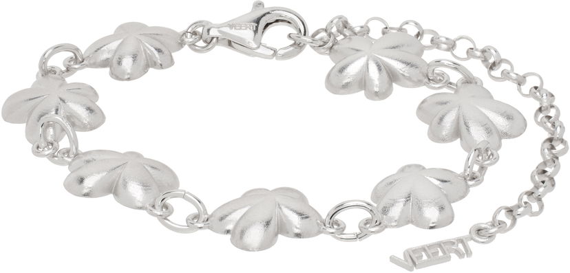 Rannerengas VEERT Flower Bracelet Valkoinen | BR02RH-WG