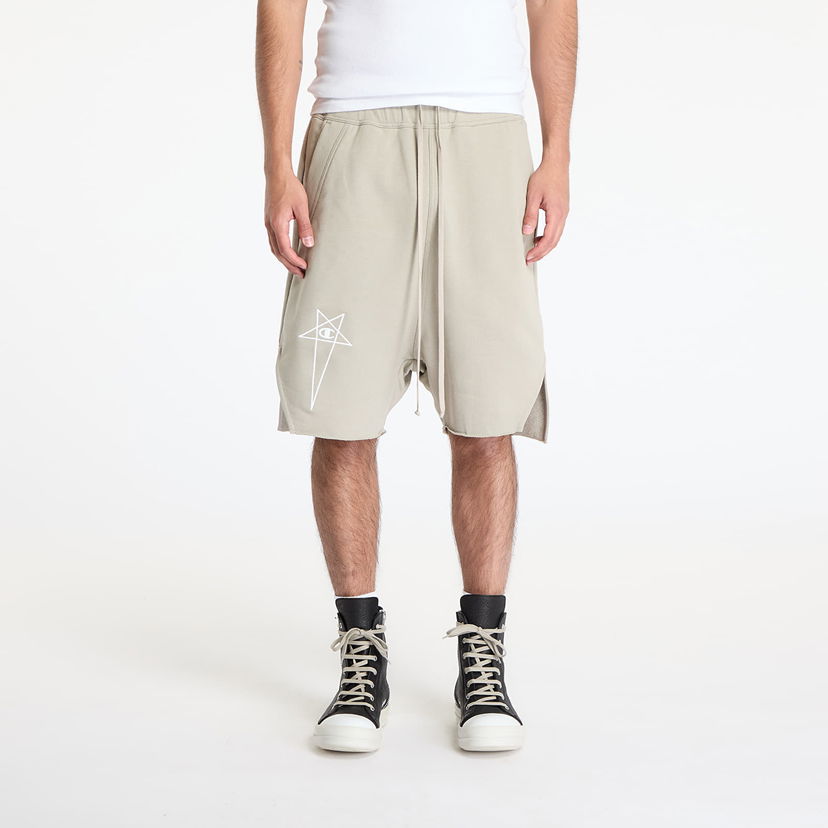 Shortsit Rick Owens Rick Owens DRKSHDW x Champion Beveled Pods Shorts XXL Beige | CM01E1688 CHFE 08