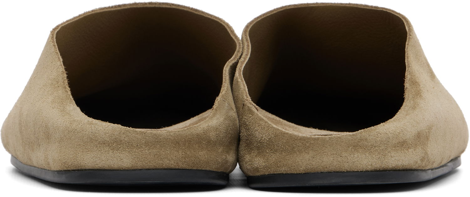 Tennarit ja kengät The Row The Row Hudson Suede Slide Loafers Vihreä | F1705-L302, 1