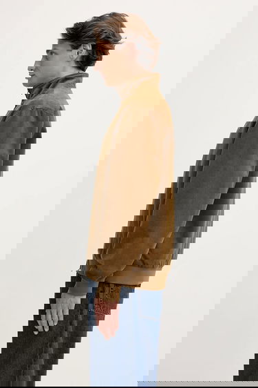 Takki Fred Perry Fred Perry Corduroy Harrington Jacket Ruskea | J8546, 1