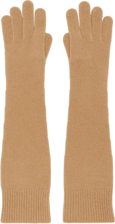Käsineet TOTEME TOTEME Long Knit Gloves Ruskea | 244-WSG0009-YA0004, 0