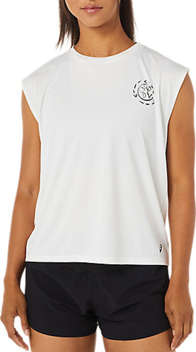 Tankkitoppi Asics Ocean Waste Run Tank Top Valkoinen | 2012c220-101, 0