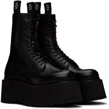 Vaatteet R13 R13 Double Stack Platform Boots Musta | R13WS026-S001A, 3