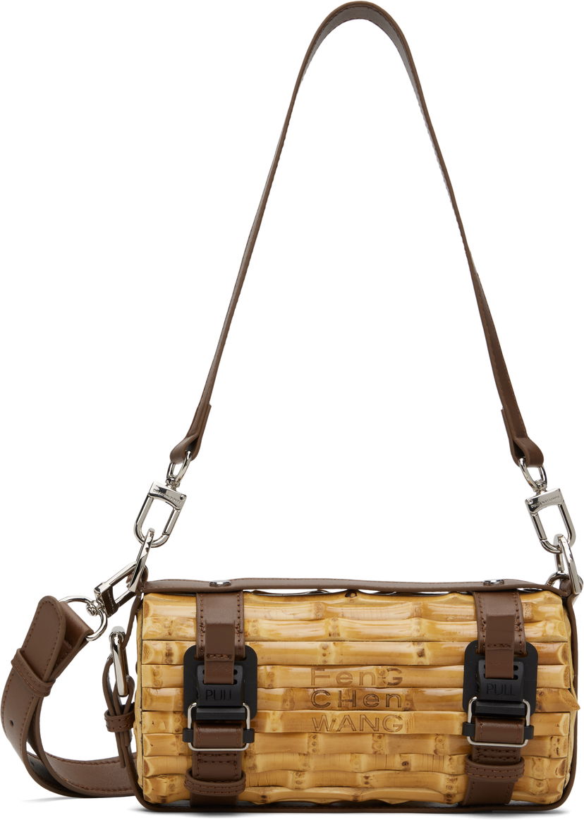 Käsilaukku Feng Chen Wang Feng Chen Wang Cylinder Bamboo Bag Keltainen | FENG19AC10B