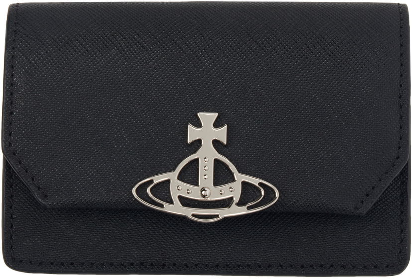Vaatteet Vivienne Westwood Black Business Card Holder Musta | 5115002OW-L001N-