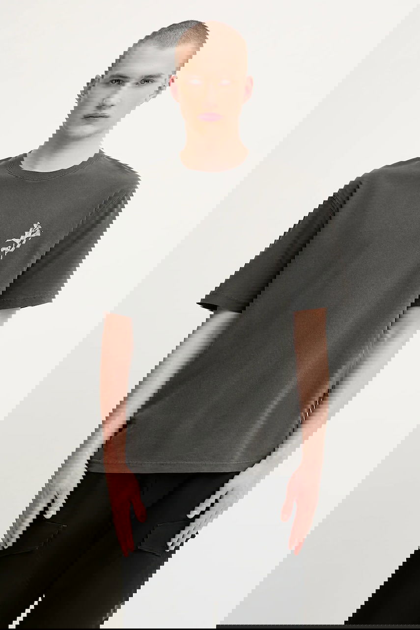 T-paita Samsoe Samsoe Samsoe Samsoe SALILIUM Graphic T-Shirt Harmaa | U25200009, 0