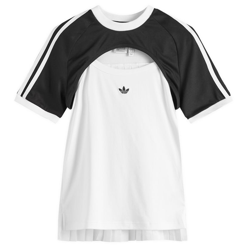 T-paita adidas Originals Women's Originals R3CD Cali Shrug T-Shirt, Size Large Valkoinen | JZ6784