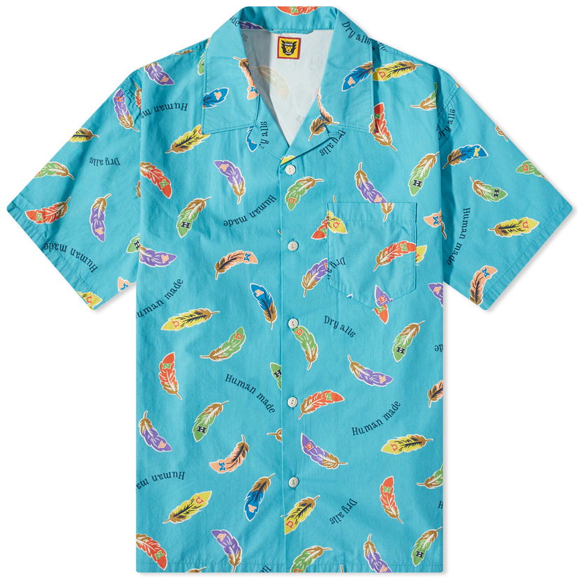 Paita Human Made Feather Aloha Vacation Shirt Sininen | HM25SH015-BL