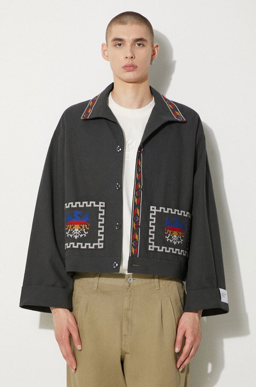 Takki Neighborhood NEIGHBORHOOD GT Embroidery Oversize Jacket Harmaa | 241AQNH.JKM04