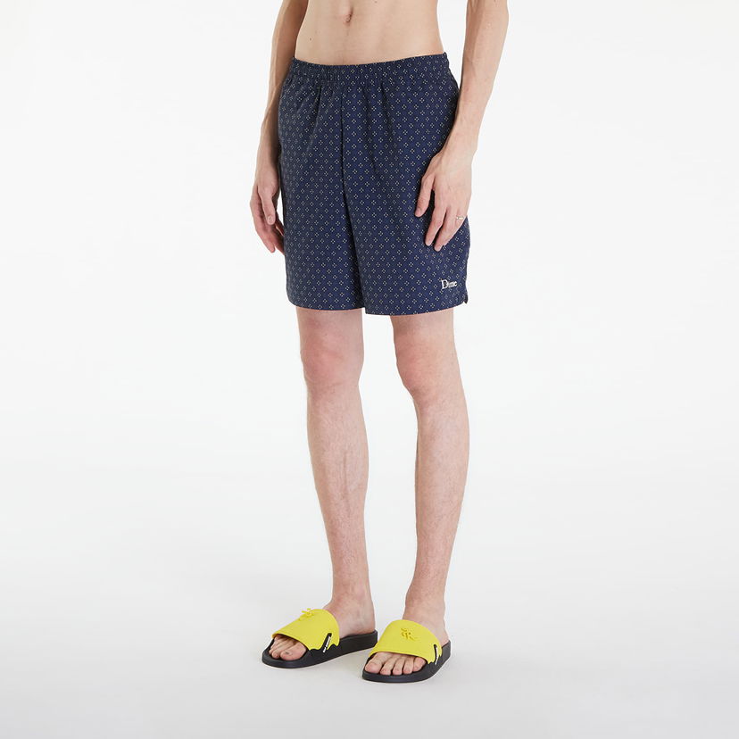 Shortsit Dime Classic Shorts Navy Print Tummansininen | DIMESP24D239NVY