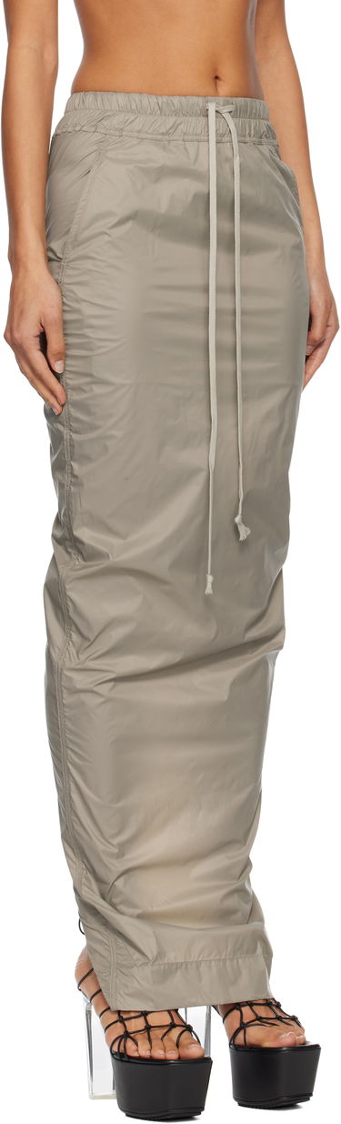 Hame Rick Owens DRKSHDW Concordians Pull On Pillar Maxi Skirt Musta | DS02E7332 NP, 4