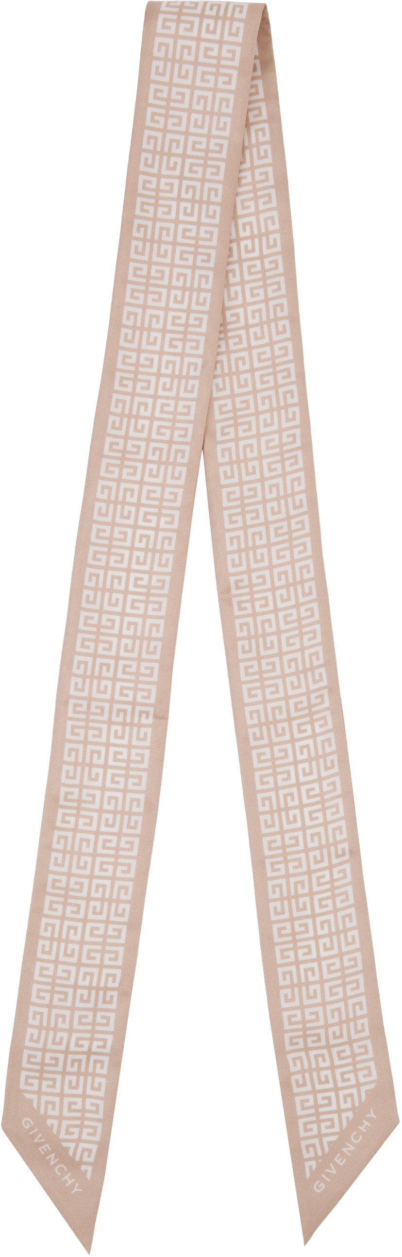 Huivi Givenchy Silk Scarf Beige | BG00AXG002053
