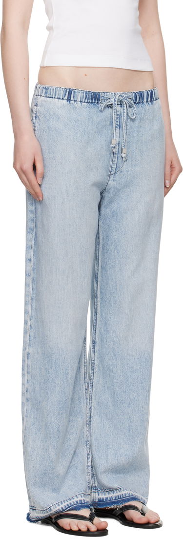 Jeans rag & bone rag & bone Logan Ultra Featherweight Wide-Leg Jeans Sininen | WDD25S7009UFKI, 4