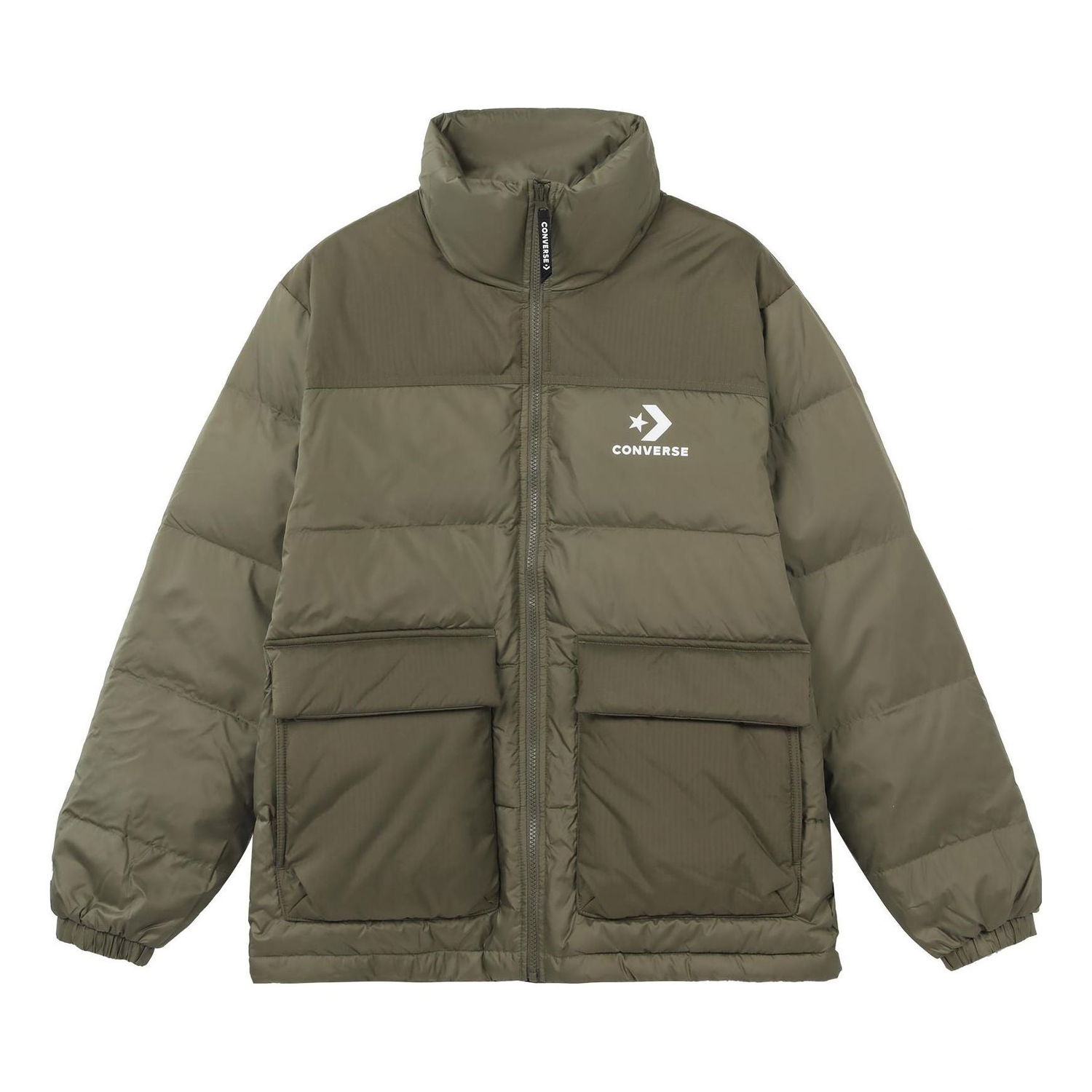 Puffer takki Converse Chevron Down Jacket Vihreä | 10023755-A04, 0
