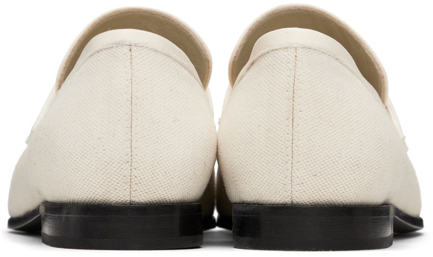 Vaatteet TOTEME TOTEME 'The Canvas' Penny Loafers Valkoinen | 233-8014-855, 1