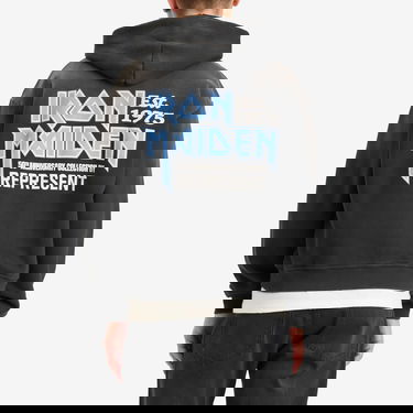 Huppari Represent Clo Iron Maiden Anniversary Zip-Up Hoody Musta | MLM100578-04, 3