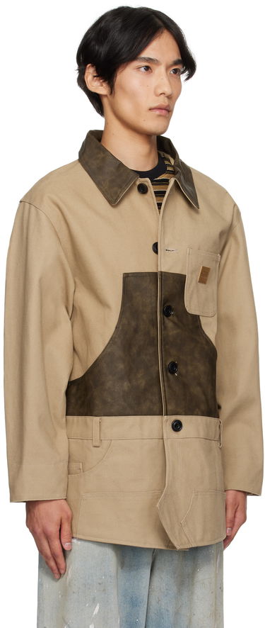 Takit Andersson Bell Andersson Bell Carpenter Shorts Inserted Coat Beige | awa720w, 4
