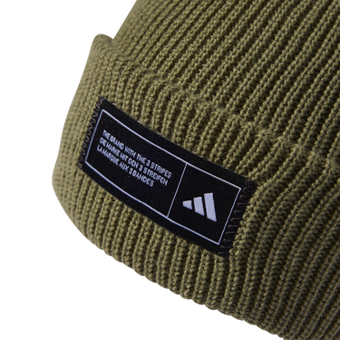 Pipo adidas Performance Ribbed Cuffed Beanie Vihreä | IY5257, 2