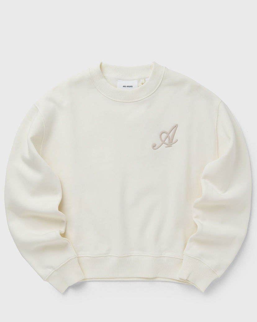 Huppari AXEL ARIGATO Strand Embroidered Sweatshirt Valkoinen | A2839001