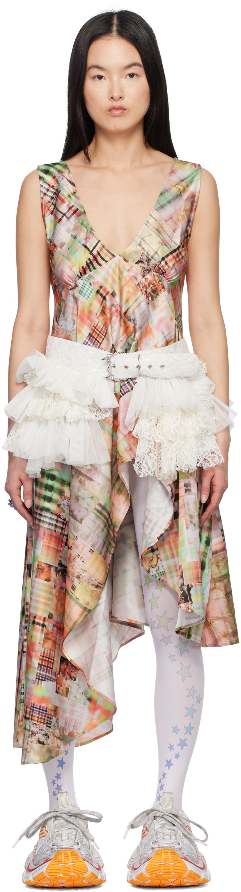 Mekko Collina Strada Collina Strada Tulip Midi Dress Monivärinen | XX4031