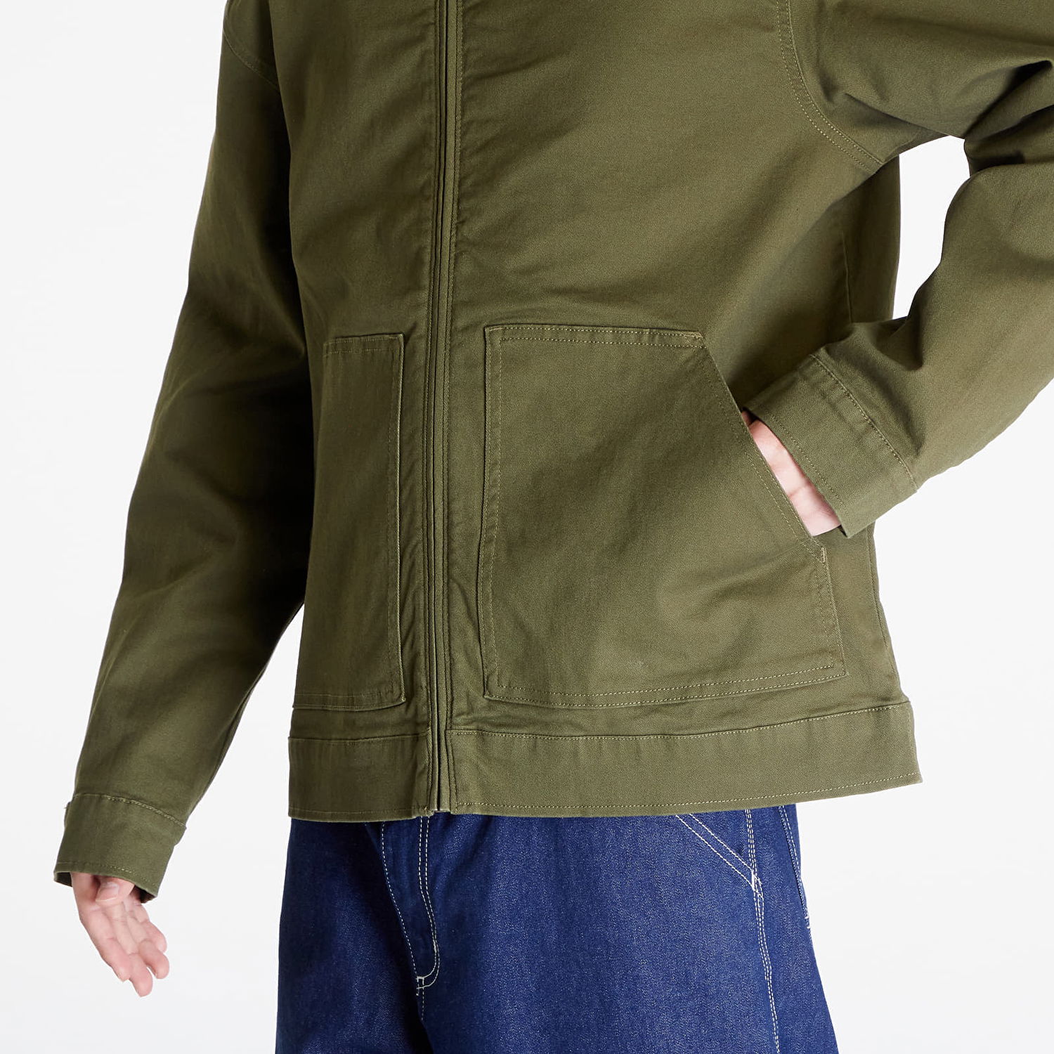 Takki Tommy Hilfiger Tommy Jeans Regular Cotton Jacket Vihreä | DM0DM18696 MR1, 1