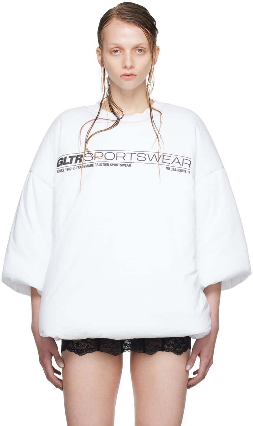 T-paita Jean Paul Gaultier Shayne Oliver Edition Graphic Print T-Shirt Valkoinen | 24/27-U-TS074I-J063-01
