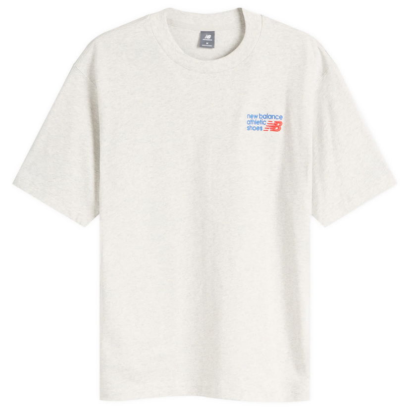 T-paita New Balance Athletics Premium Logo T-Shirt Harmaa | MT41908-AHH