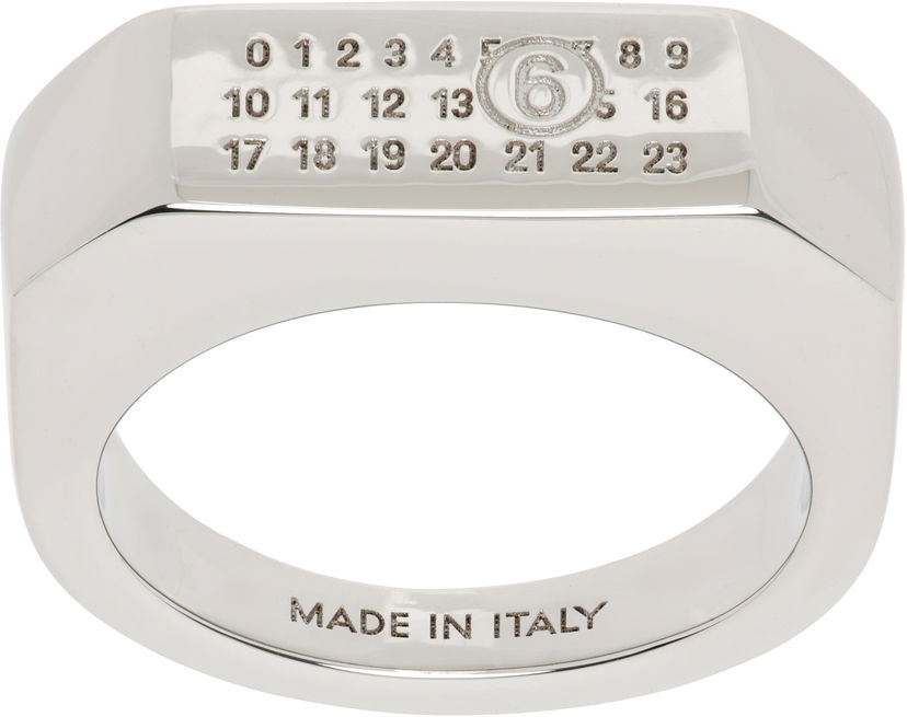 Sormus Maison Margiela MM6 Maison Margiela Numeric Ring Metallinen | SM7UQ0076 P6469
