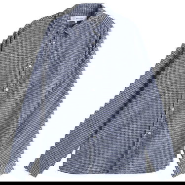 Paita Palmes Cotton Mouline Shirt Sininen | P30-0037-677, 1