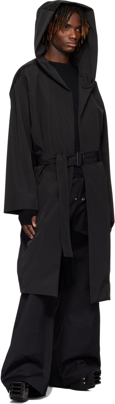 Sadetakki Rick Owens Rick Owens Hooded Robe Coat Musta | RU01E5970 MB, 3