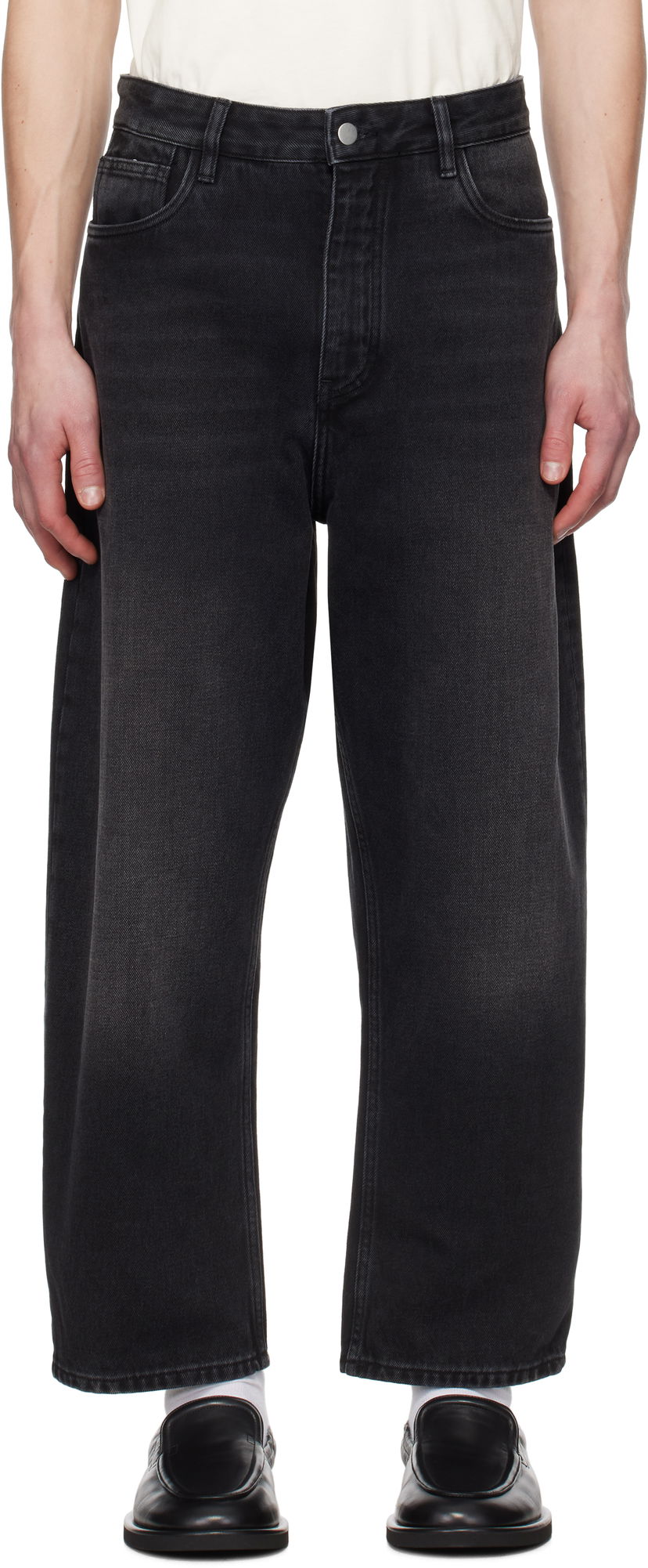 Jeans Studio Nicholson Studio Nicholson Land Jeans Musta | LAND SNM - 1111