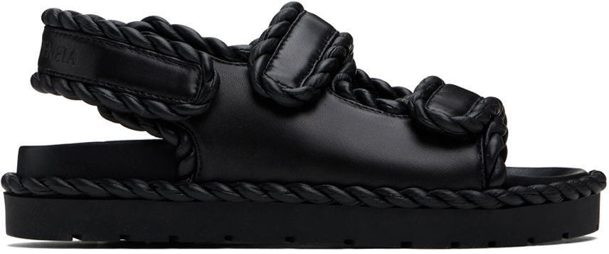 Tennarit ja kengät Bottega Veneta Jack Flat Sandals Musta | 775343 VBSD0, 0