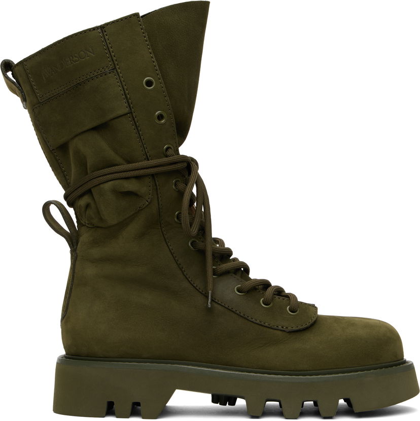 Tennarit ja kengät JW Anderson JW Anderson Combat Leather Boots Vihreä | BT0099-LA0258